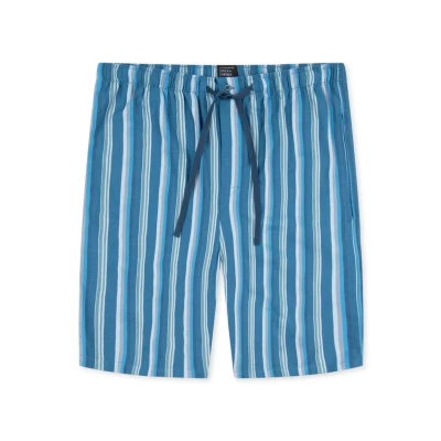 Abbildung von Schiesser Herren Kurze Schlafhose Mix + Relax Pyjamaunterteil, Aquarium_182191, 48