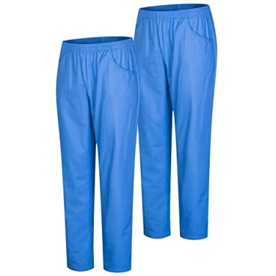Abbildung von MISEMIYA Packung 2 Stück Unisex SANITÄRHOSE MEDIZINISCHE Uniformen SANITÄR Arbeitshose Ref. 8312 * Large, Hellblau 21