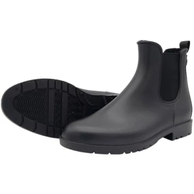 Abbildung von PFIFF 103102 Jodhpurstiefelette Quebeck, PVC Stiefelette mit Innenfutter, Winterstiefelette gefüttert, schwarz, Kinder Damen, 37, EU