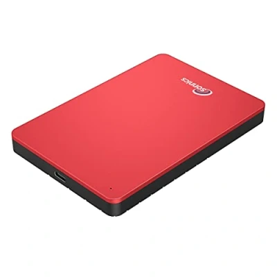Abbildung von Sonnics 1TB Rot Externe tragbare Festplatte Typ C USB 3.1 kompatibel mit Windows PC, Mac, Smart TV, Xbox One/Series X und PS4/PS5