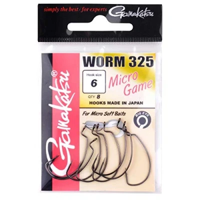 Abbildung von Gamakatsu Worm 325 Micro Game #6 Raubfischhaken