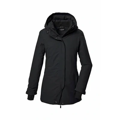 Abbildung von killtec Damen Funktionsparka/Parka mit Kapuze KOW 93 WMN PKR, schwarz, 38, 41817 000