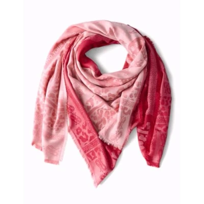 Abbildung von Street One Jaquard Tuch, Damen, Größe: Size, Pink