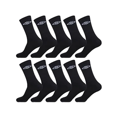 Abbildung von Socken Herren Hypoallergen, Sportsocken Herren, Empfindliche Haut, rutschfest (10er Pack), Schwarz, 39/42