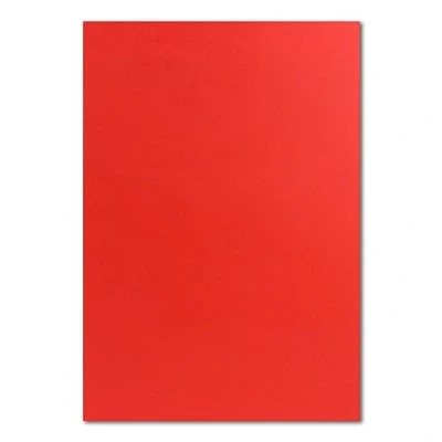 Abbildung von 50 DIN A4 Papier bögen Planobogen Rot 240 g/m² 21 x 29,7 cm Bastelbogen Ton Fotokarton Bastel Karton FarbenFroh