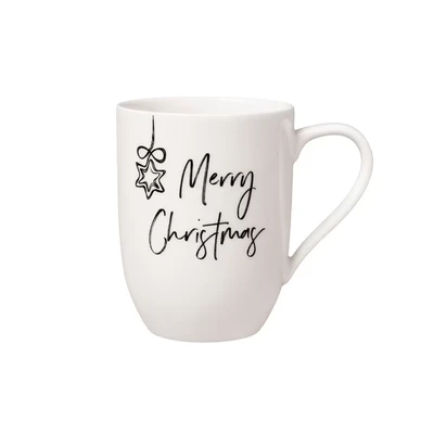 Abbildung von Villeroy &amp; Boch Becher "Becher mit Henkel Merry Christmas Statement 290 ml weiß"