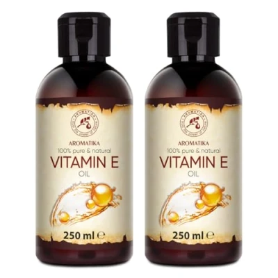 Abbildung von Vitamin E Öl Set 2x250ml Natürliches Reich an Oil Pflege für Gesicht Körperpflege Haare Kosmetik