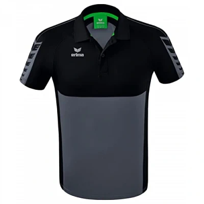 Abbildung von Erima Herren Six Wings Sport Polohemd, slate grey, 3XL