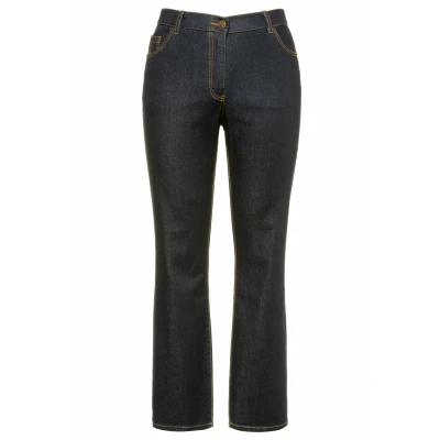 Abbildung von Ulla Popken Grosse GRÖSSEN Jeans Straight Leg, Damen, Größe: 56, Dark blue denim