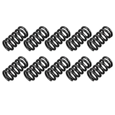 Abbildung von sourcing map 10Stk. Zugfeder Federstahl Druckfeder Druckfedern Spiralfeder Stahlfeder 1,2mm Drahtdmr. 8mm Außendmr. 15mm freie Länge schwarz