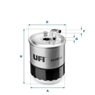 Abbildung von UFI 25.072.00 Ölfilter Filtereinsatz HONDA: Accord 7 Limousine, CR V 2, Tourer