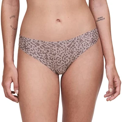 Abbildung von Chantelle Damen Softstretch Uw Bas String Tangahöschen, Leopard Fonce, Einheitsgröße EU