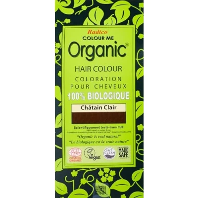 Abbildung von Radico Hellbraun 2er Pack Colour Me Organic Pflanzenhaarfarbe (bio, vegan, Naturkosmetik) Hellbrx2