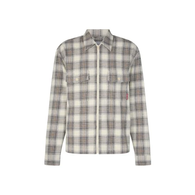Abbildung von JOOP! Jeans Leichte Jacke, Herren, Größe: Small, Offwhite kariert
