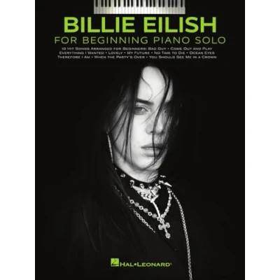 Abbildung von Billie Eilish Beginning Piano Solo: Solo Songbook With Lyrics