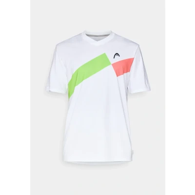 Abbildung von Head Topspin MEN Tshirt print, Herren, Größe: Medium, White/pink/green