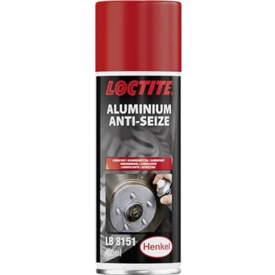 Abbildung von LOCTITE LB 8151 303136 Fettspray Spraydose temperaturbeständig silber, grau 400 Aluminium, Graphit