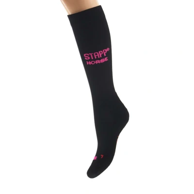 Abbildung von Stapp Horse Reitsocken Uni Deocell Schwarz/pink