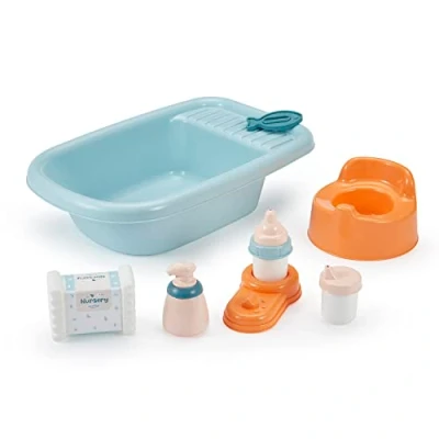 Abbildung von JOUETS ECOIFFIER 787 Badewanne gefüllt 32 cm Nachahmungsspiel für Kinder ab 18 Monaten Herkunft Frankreich