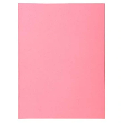 Abbildung von Exacompta 340003E 100er Pack Aktendeckel SUPER für DIN A4 in Pastellfarben PEFC™zertifizierte rosa ideal das Büro und Schule die mobile Organisation
