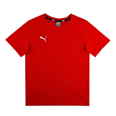 Abbildung von PUMA Jungen teamGOAL 23 Casuals Tee Jr T shirt, Red, 176