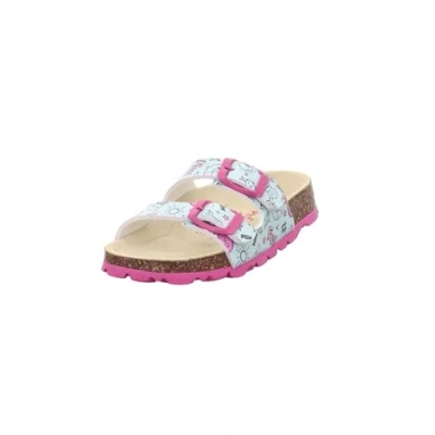 Abbildung von Superfit Mädchen Fussbettpantoffel Hausschuh, Grau Mehrfarbig 2510, 24 EU