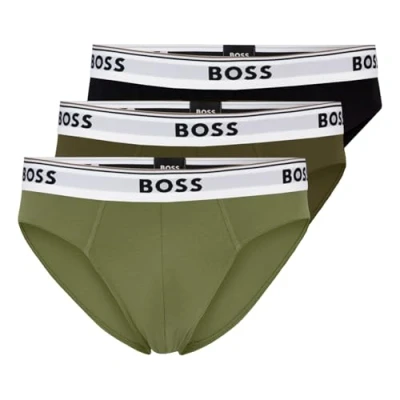 Abbildung von BOSS Brief Power 3 PACK Slip, Herren, Größe: XL, Green/black/olive