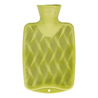 Abbildung von Fashy kleine Wärmflasche mit 3D Oberfläche, 0,8 L, 6404, Grün