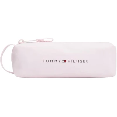 Abbildung von Tommy Hilfiger Essential Pencil CASE Unisex Federmäppchen für Kinder, Größe: One Size, Light pink
