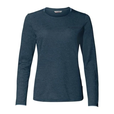Abbildung von Vaude Womens Essential Langarmshirt, Damen, Größe: 36, Dark sea uni