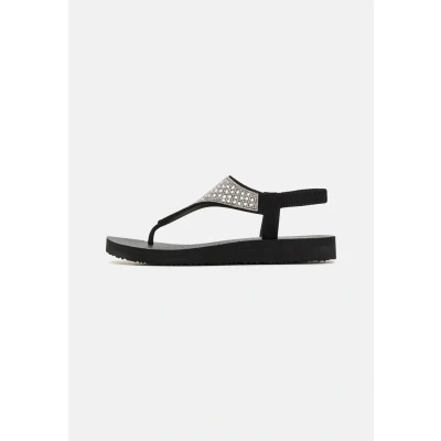 Abbildung von Skechers Meditation Zehentrenner, Damen, Größe: 39, Black Schuhe