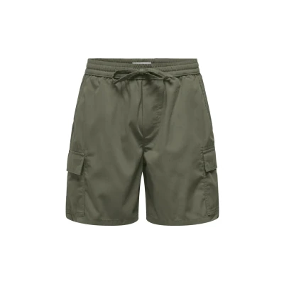 Abbildung von Only &amp; Sons KAL Shorts, Herren, Größe: Large, Grün