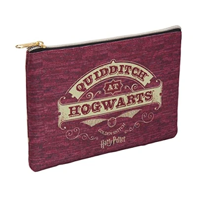 Abbildung von CERDÁ LIFE&#039;S LITTLE MOMENTS Kleine Kosmetiktasche für Damen, Harry Potter Offizielles Lizenzprodukt von Warner Bros, Dunkelrot