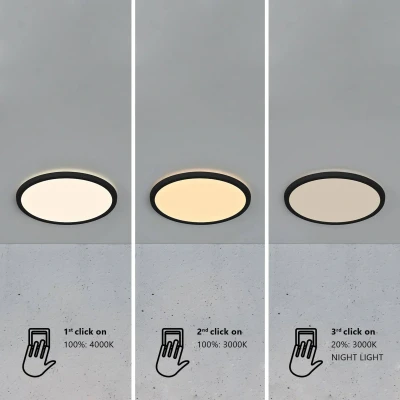 Abbildung von Nordlux LED Deckenleuchte »OJA«, Schutzart IP54, 3 Stufen Dimmer, Gr. ca. Ø 29 cm