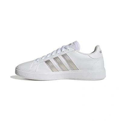 Abbildung von adidas Damen Grand TD Lifestyle Court Casual Shoes Sneakers, Ftwwht/Plamet/Ftwwht, 36 EU