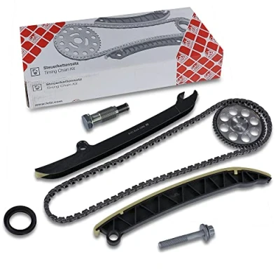 Abbildung von FEBI BILSTEIN 104259 Steuerkettensatz Zahnkette, Kette geschlossen VOLKSWAGEN: Polo V Hatchback, GOLF 6, Touran I, SEAT: Ibiza 4 Sportcoupe,