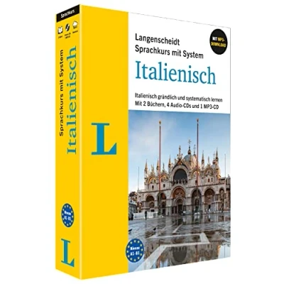 Abbildung von Langenscheidt Italienisch mit System: systematisch lernen.Mit 2 Büchern, MP3 Download und 5 CDs (Langenscheidt System)