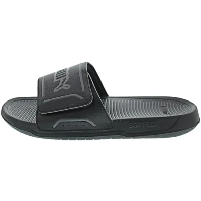 Abbildung von PUMA Unisex Royalcat Comfort 2 Schiebe Sandalen, Schwarz, kühles Dunkelgrau, 43 EU