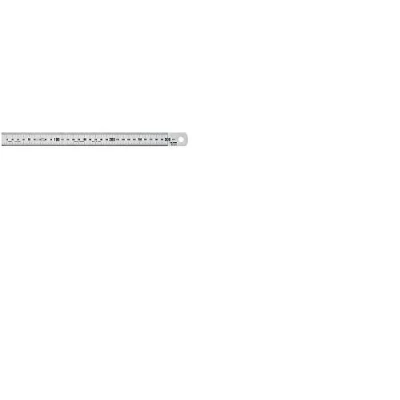 Abbildung von Tajima Rostfreier Stahlmaßstab, 300 x 25 mm Chrom, Klasse 1, 1 Stück, TAJ 41210
