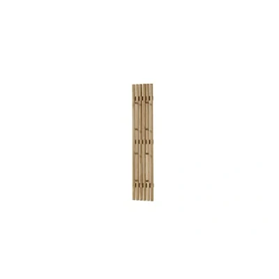 Abbildung von Robas Lund Garderobenpaneel Eiche Massivholz mit Haken, BxHxT 22x102x5 cm