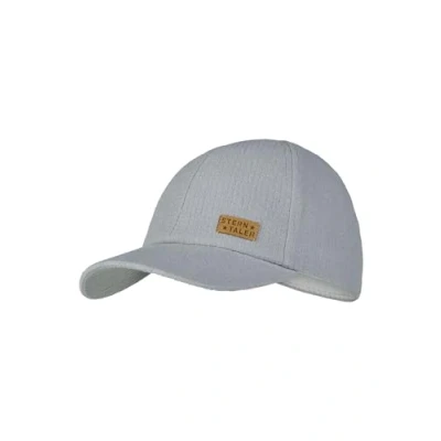 Abbildung von Sterntaler Basecap Struktur Unisex Baseball Cap mit Metallschließe zur Größenregulierung Sommer aus Baumwolle Sportive Baby und Kinder Schirmkappe, graublau, Größe 51