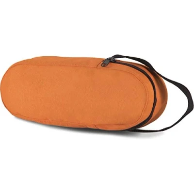 Abbildung von Kimood Boccia Tasche für 3 Kugeln, mit Reißverschluss, Orange