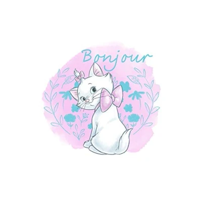Abbildung von Disney Wandbild von Komar Aristocats Marie Kinderzimmer, Babyzimmer, Dekoration, Kunstdruck Größe 50x70cm (Breite x Höhe) ohne Rahmen WB011 50x70