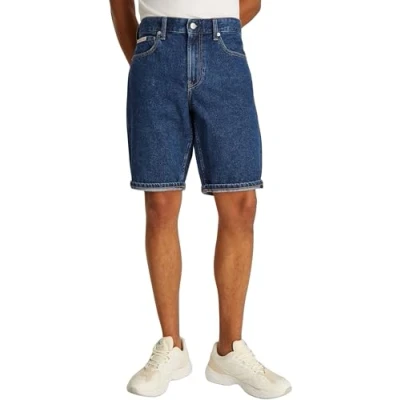 Abbildung von Calvin Klein Jeans Regular Shorts, Herren, Größe: 30, Denim dark