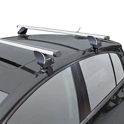 Abbildung von Twinny Load Dachträgersatz Aluminium A45 kompatibel mit FIAT 500L/Peugeot 308 II 5 türer 2013