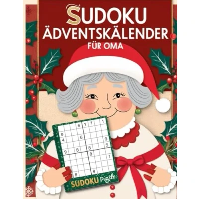 Abbildung von Sudoku adventskalender für oma: Weihnachtlicher Rätselspaß Senioren Täglich ein neues