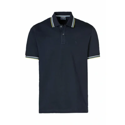 Abbildung von Olymp Poloshirt, Herren, Größe: Medium, Marine
