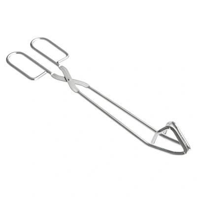 Abbildung von HENDI Servierzange 30 cm gebogen Edelstahl spülmaschinengeeignet, Grillzange