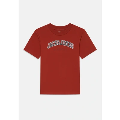 Abbildung von Jack &amp; Jones Junior Jjecaleb TEE O NECK Tshirt print für Kinder, Größe: 128, Burnt henna