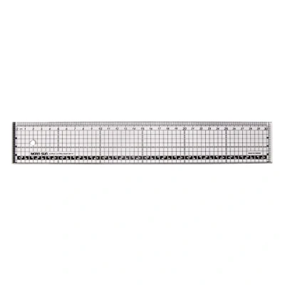 Abbildung von Rayher Schneidelineal, transparent, Länge 30 cm, Breite 5 Lineal aus Kunststoff, mit Metallkante, 7821300, Durchsichtig